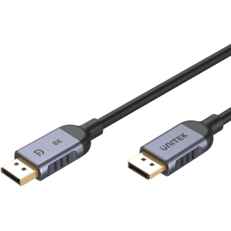 Kabel DisplayPort Unitek 1.4 8k 60hz, 4k 240hz, HDR, HDCP 2.3, DSC 1.2, 1m