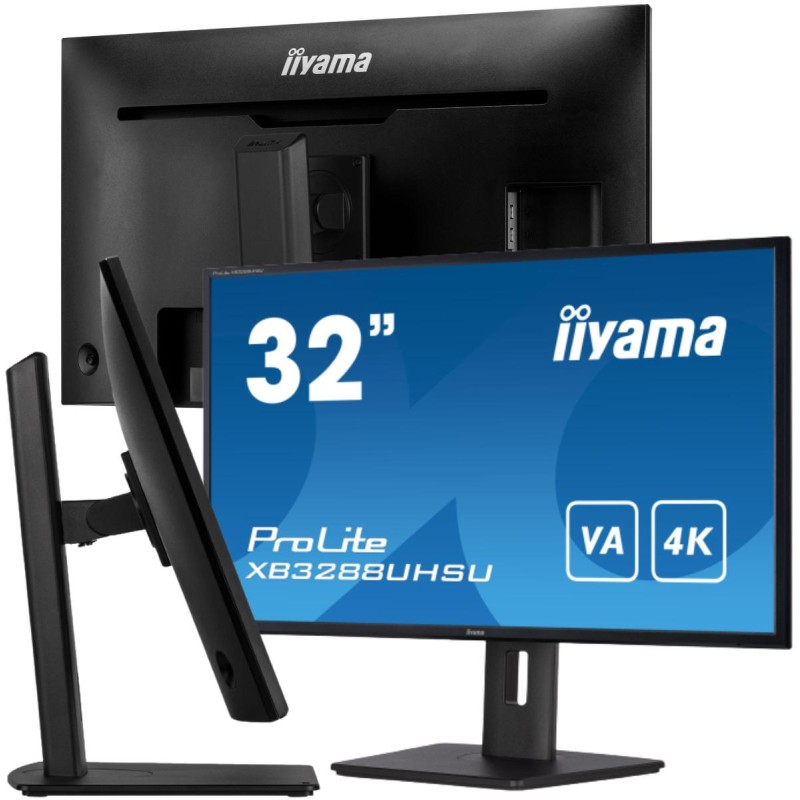 Monitor LED IIYAMA XB3288UHSU-B5 VA HDMI DisplayPort USB Monitor LED IIYAMA XB3288UHSU-B5 VA HDMI DisplayPort USB