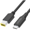 Kabel zasilający Unitek do Lenovo  65W USB-C - DC11*4,5mm
