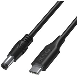Unitek Kabel zasilający do laptopa 65W USB-C - DC5,5mm