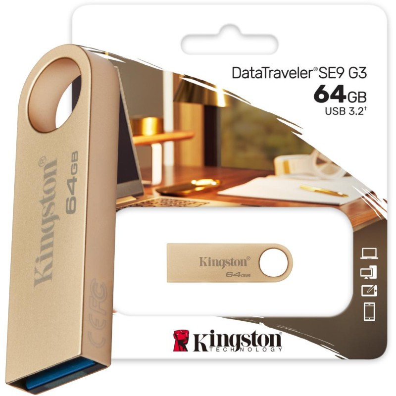 Pendrive Kingston Data Traveler DTSE9G3 64GB USB3.2 Gen1 Pendrive Kingston Data Traveler DTSE9G3 64GB USB3.2 Gen1