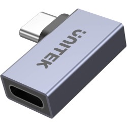 Unitek Adapter USB-C na USB-C kątowy płaski
