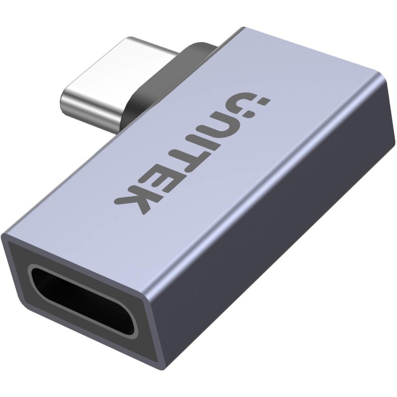 Unitek Adapter USB-C na USB-C kątowy płaski