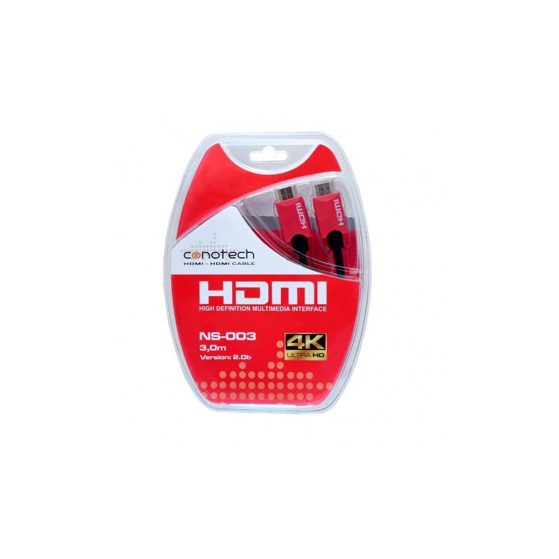Kabel Hdmi Conotech NS-003 2.0 B 4K 3m