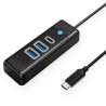 Hub USB-C Orico Hub USB-C 2x USB-A 3.1 + USB-C czarny