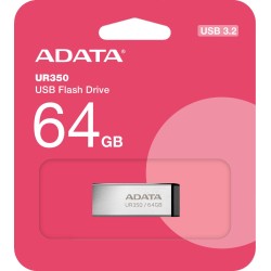 Adata Pendrive UR350 64GB USB3.2 Gen2 Metal czarny