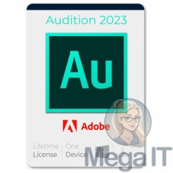 Audition - 2023 - Licencja Wieczysta (LifeTime) - Windows - Użytkownik Indywidualny - BOX (ESD)