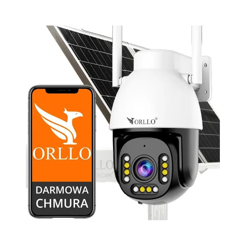 Kamera IP Orllo Z9 ULTRA z panelem solarnym SM6030 PRO