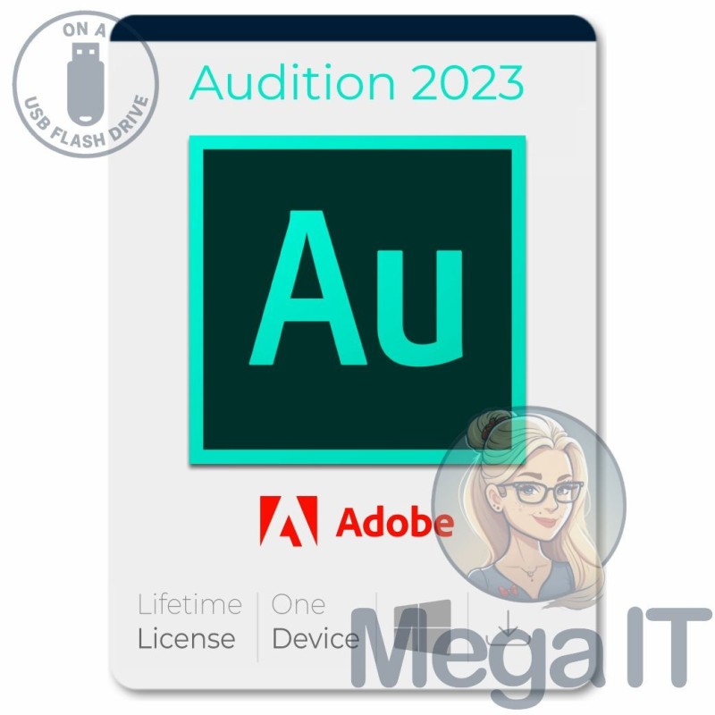 Audition - 2023 - Licencja Wieczysta (LifeTime) - Windows - Użytkownik Indywidualny - BOX (USB) Audition - 2023 - Licencja Wieczysta (LifeTime) - Windows - Użytkownik Indywidualny - BOX (USB)