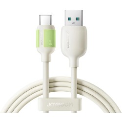Kabel Joyroom S-A53 3A USB-A - USB-C z fluorescencyjną końcówką 2 m - beżowy