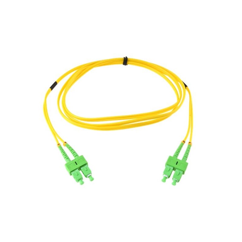 PATCHCORD ŚWIATŁOWODOWY SM 1,5M DUPLEX 9/125, SC/APC-SC/APC