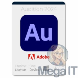 Audition - 2024 - Licencja Wieczysta (LifeTime) - Windows - Licencja Biznes - BOX (ESD)