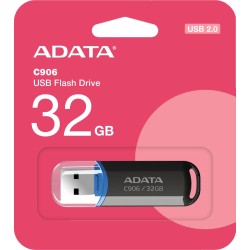 Adata Pendrive C906 32GB USB2.0 czarne