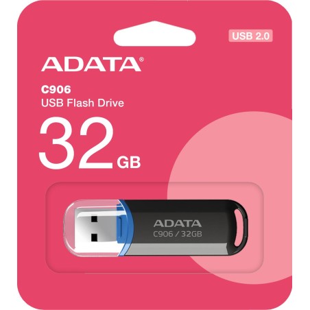 Adata Pendrive C906 32GB USB2.0 czarne