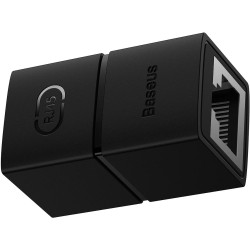 Złączka sieciowa łącznik kabli Ethernet RJ-45 Baseus AirJoy Series 1 szt. - czarna