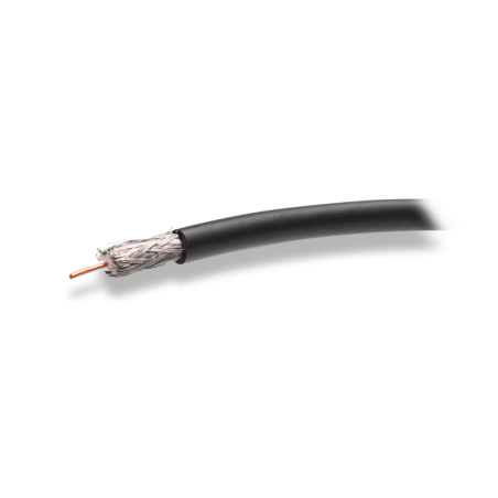 PRZEWÓD KONCENTRYCZNY NS100 TRI ŻELOWANY CZARNY 1m