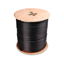 PRZEWÓD KONCENTRYCZNY NS100 TRI ŻELOWANY CZARNY 1m