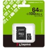 Karta pamięci microSD 64GB Kingston Canvas Select Plus microSDXC C10 UHS-1 64GB Karta pamięci microSD 64GB Kingston Canvas Select Plus microSDXC C10 UHS-1 64GB