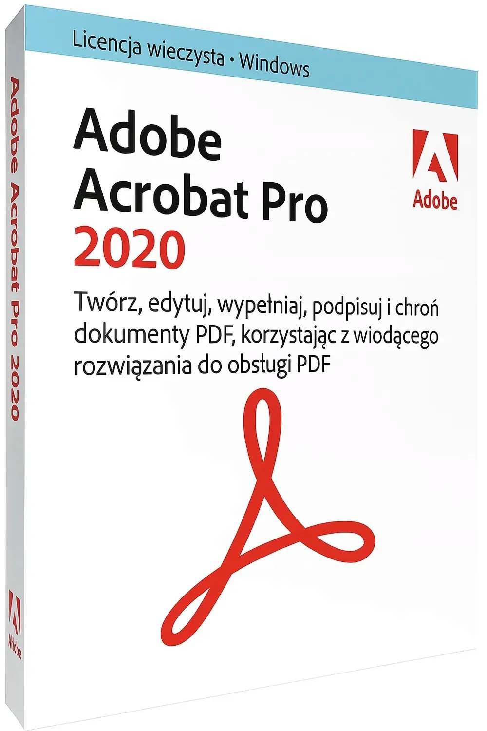 Acrobat Pro 2020 - Licencja Wieczysta (LifeTime) - Windows - Użytkownik Indywidualny - BOX (USB)
