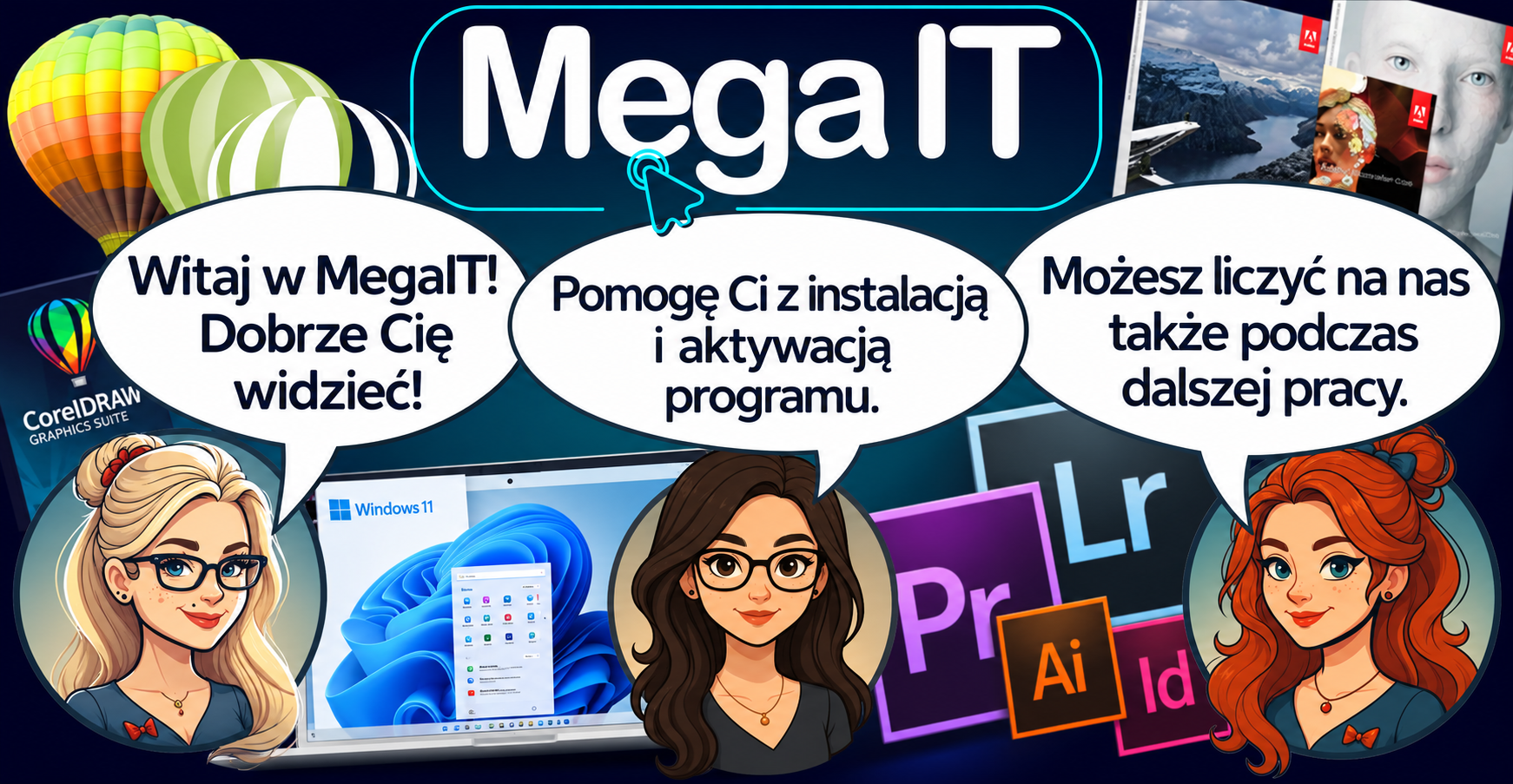 Witaj w MegaIT! Pomoc przy instalacji, aktywacji i dalszej pracy.