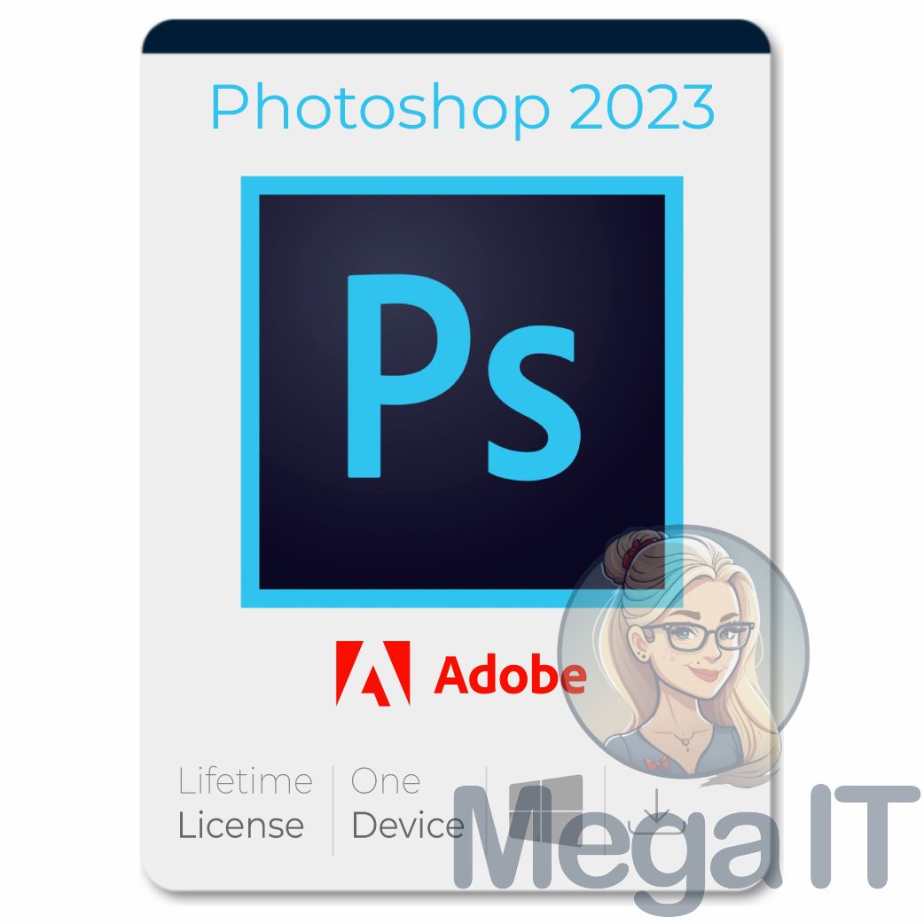 Photoshop 2023 -  Licencja Wieczysta (LifeTime) - Windows - Użytkownik Indywidualny - BOX (ESD)