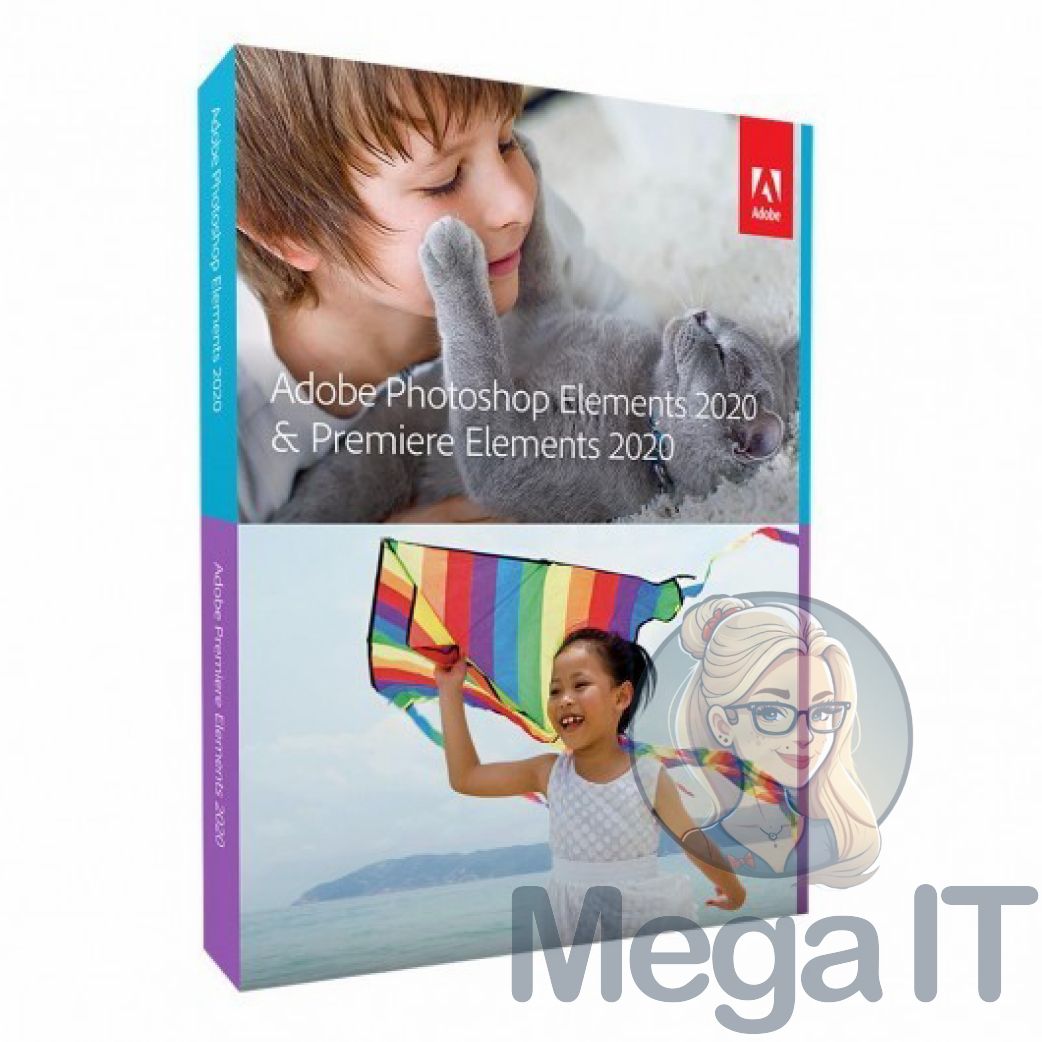 Photoshop & Premiere Elements 2020 - Licencja Wieczysta (LifeTime) - Windows - Użytkownik Indywidualny - BOX (ESD)