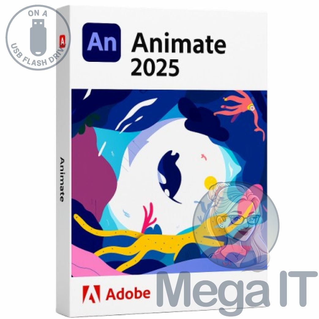 Animate 2025 - Licencja Wieczysta (LifeTime) - Windows - Licencja Biznes - BOX (USB)