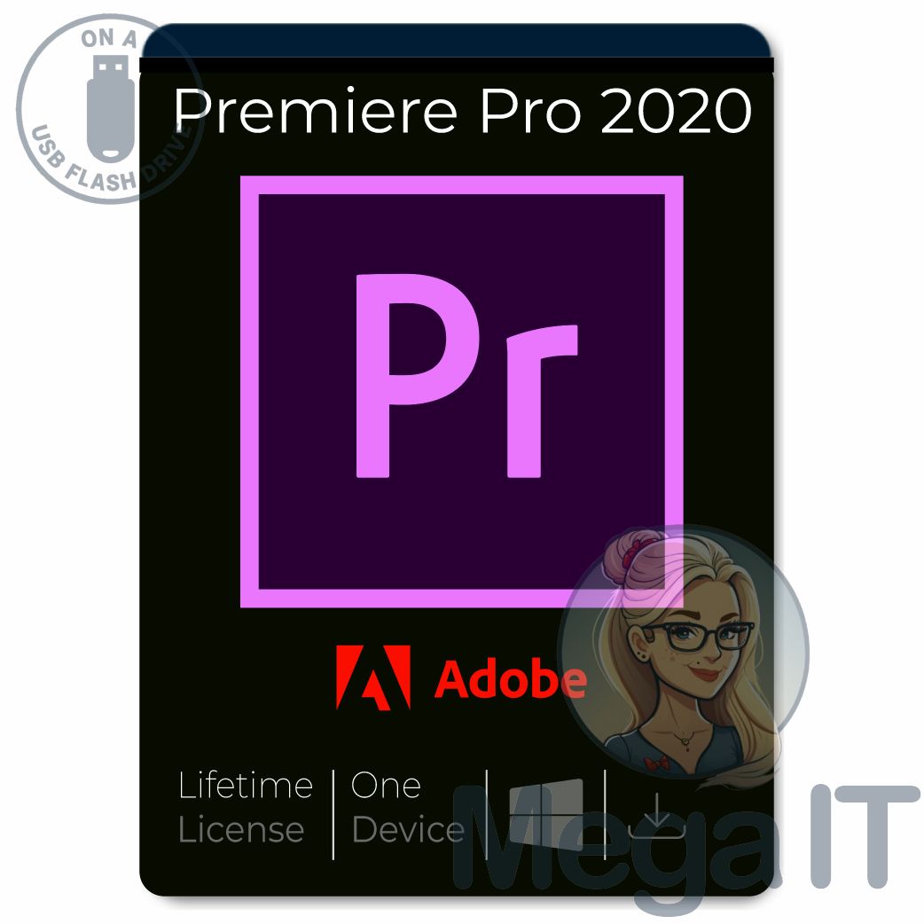 Premiere Pro 2020 -  Licencja Wieczysta (LifeTime) - Windows - Użytkownik Indywidualny - BOX (USB)