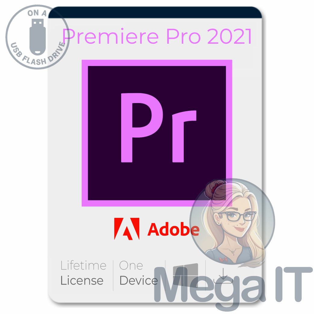 Premiere Pro 2021 -  Licencja Wieczysta (LifeTime) - Windows - Użytkownik Indywidualny - BOX (USB)