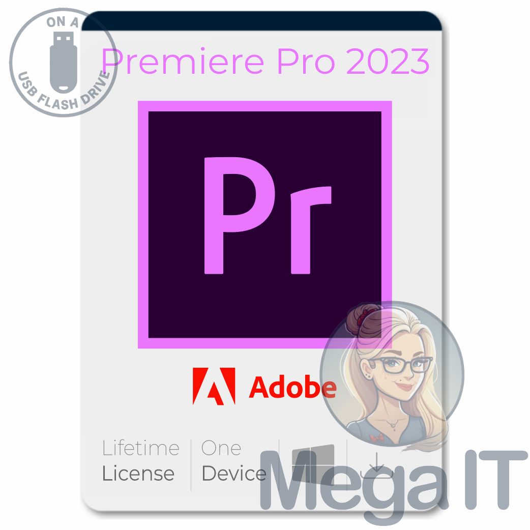 Premiere Pro 2023 -  Licencja Wieczysta (LifeTime) - Windows - Użytkownik Indywidualny - BOX (USB)