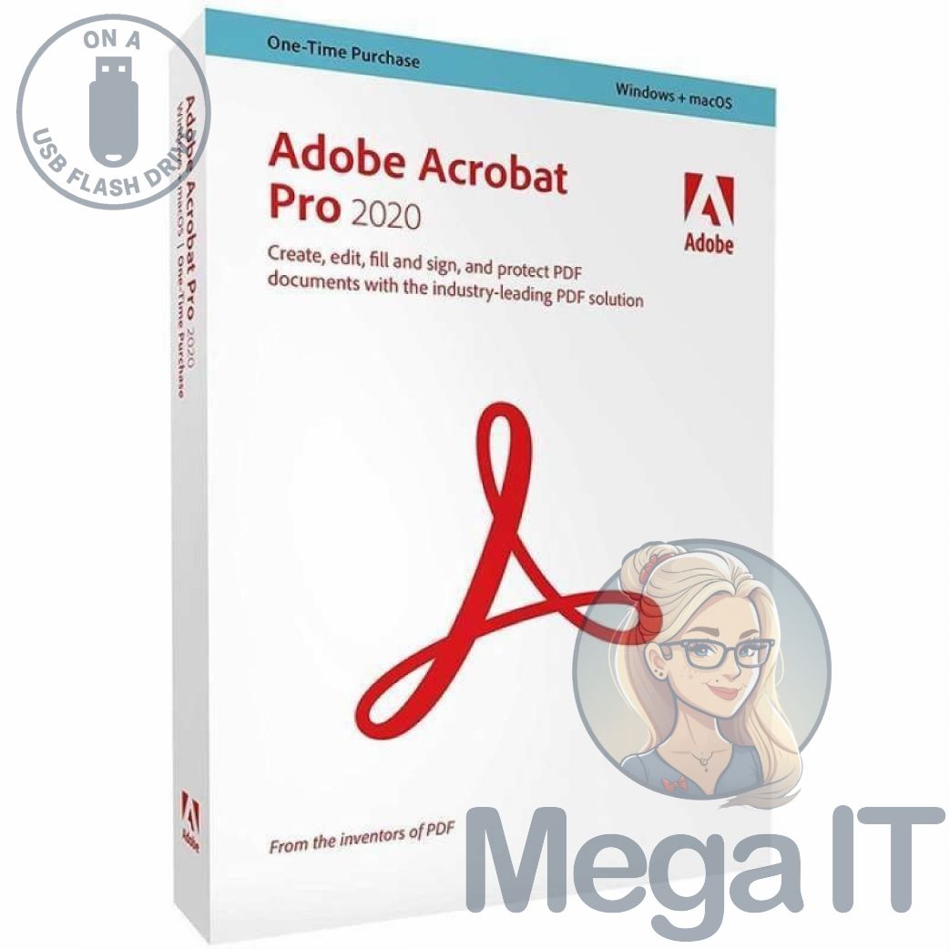 Acrobat DC Pro 2020 - Licencja Wieczysta (LifeTime) - Windows - Użytkownik Indywidualny - BOX (USB)