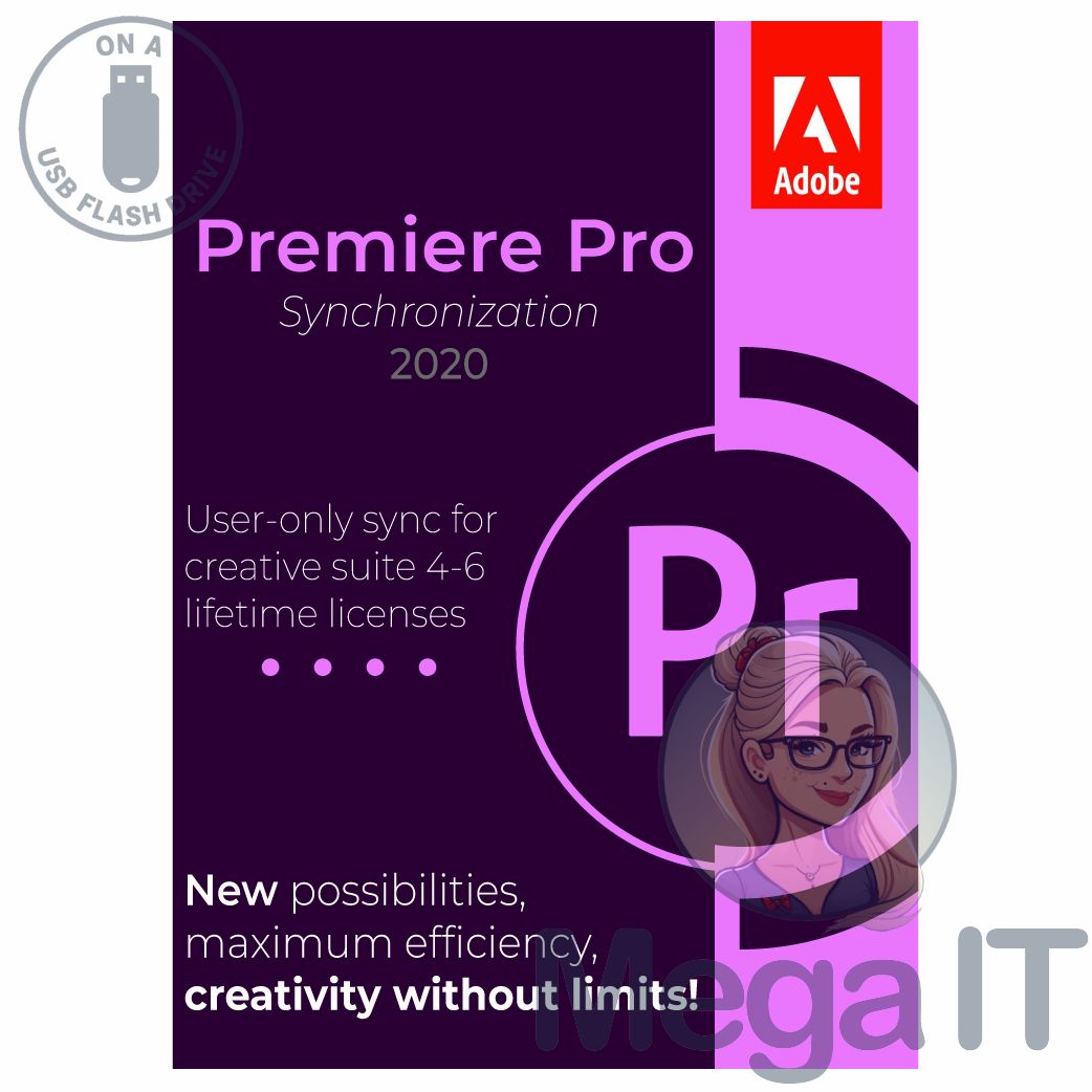 Synchronizacja Premiere Pro 2020 - Licencja Wieczysta (LifeTime) - Windows - Użytkownik Indywidualny - BOX (USB)