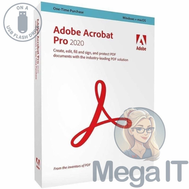 Adobe Acrobat – program do PDF | Licencja wieczysta Pro, Standard, DC (Windows)